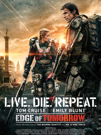Edge of Tomorrow Movie Wall Art Print Poster