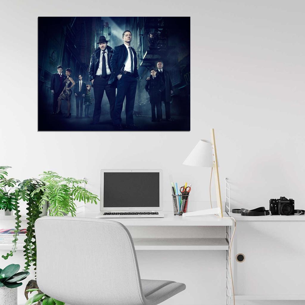 Gotham Characters Cast Tv Series Wall Art Print Poster