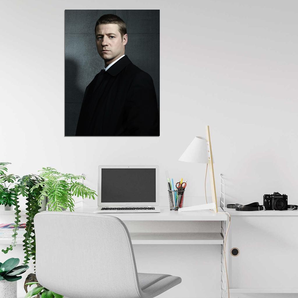 Gotham Detective James Gordon Tv Series Wall Art Print Poster