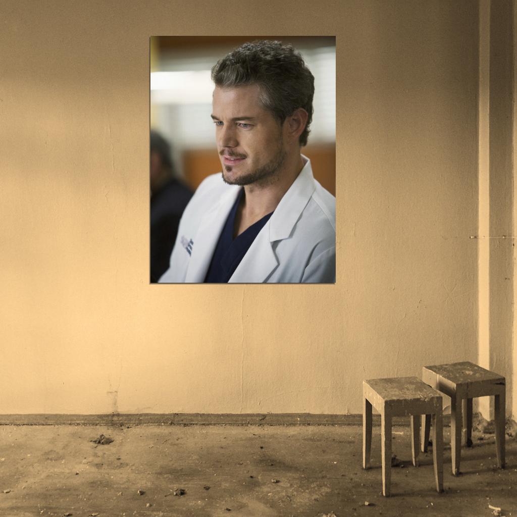 Grey's Anatomy Mark Sloan Eric Dane Tv Series Wall Art Print Poster