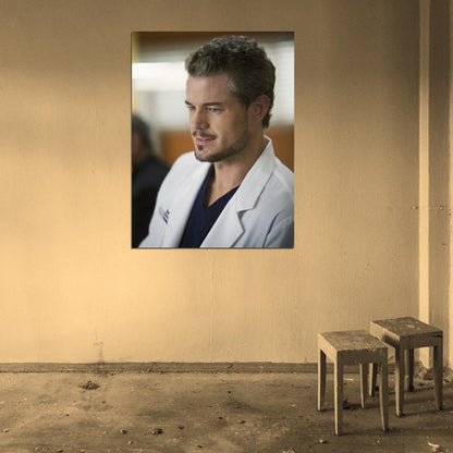 Grey's Anatomy Mark Sloan Eric Dane Tv Series Wall Art Print Poster