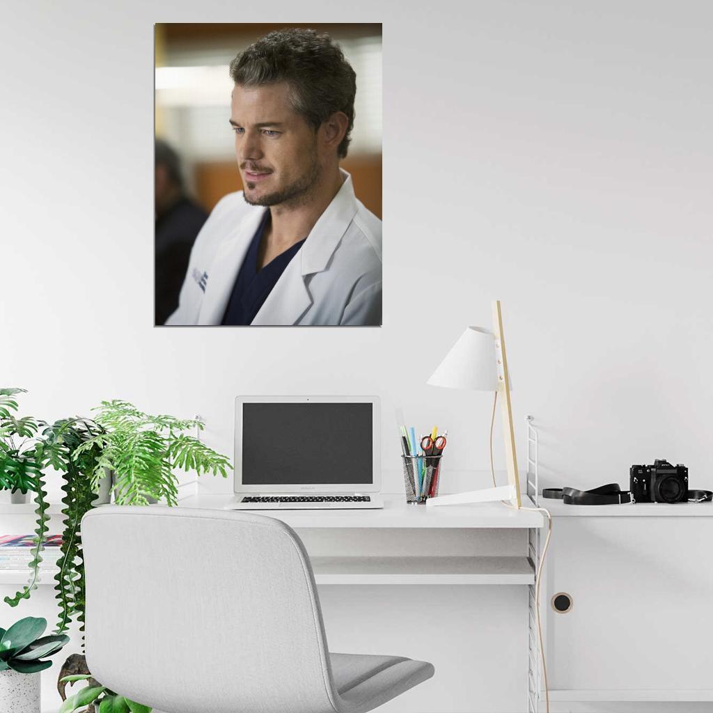 Grey's Anatomy Mark Sloan Eric Dane Tv Series Wall Art Print Poster