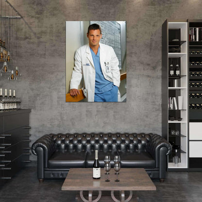 Grey's Anatomy Alex Karev Justin Chambers Tv Series Wall Art Print Poster