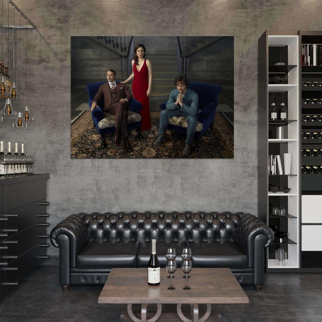 Hannibal Characters Cast Tv Series Wall Art Print Poster