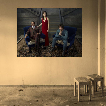 Hannibal Characters Cast Tv Series Wall Art Print Poster