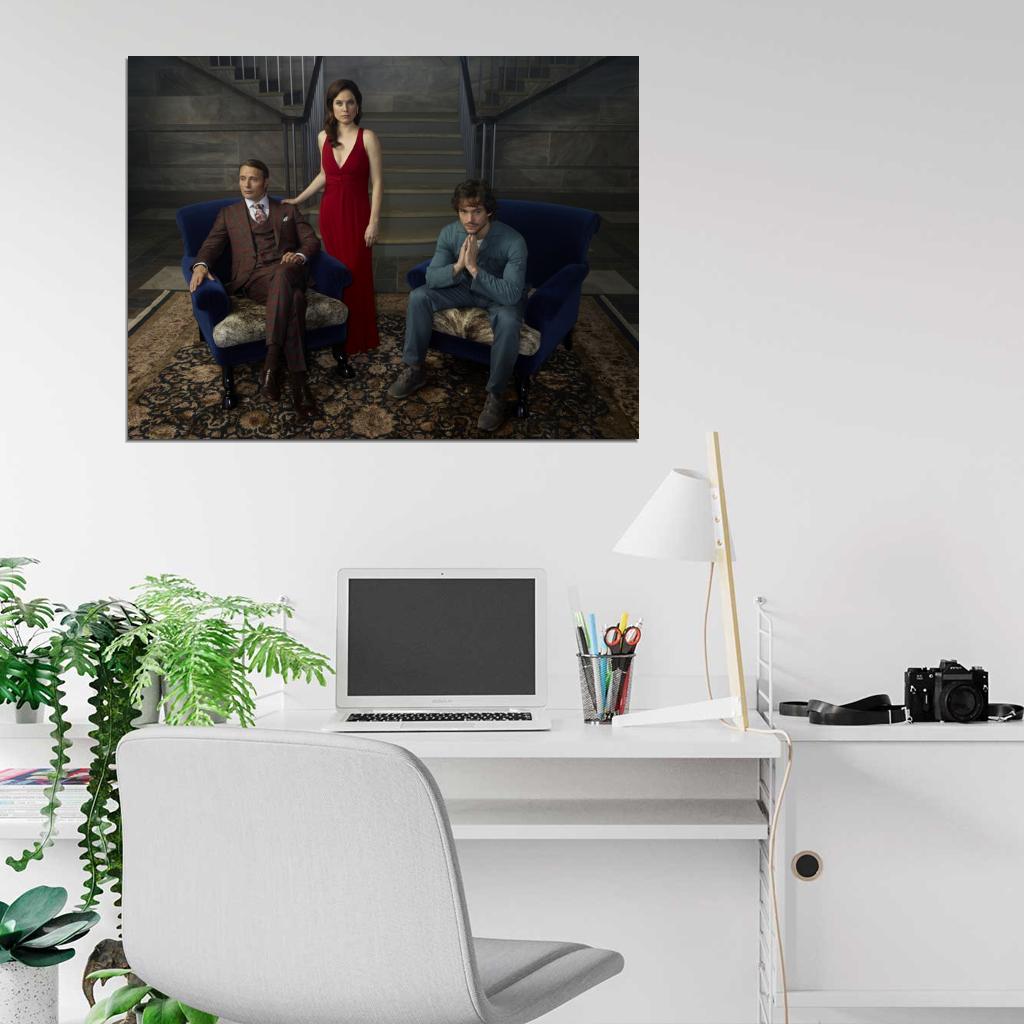 Hannibal Characters Cast Tv Series Wall Art Print Poster