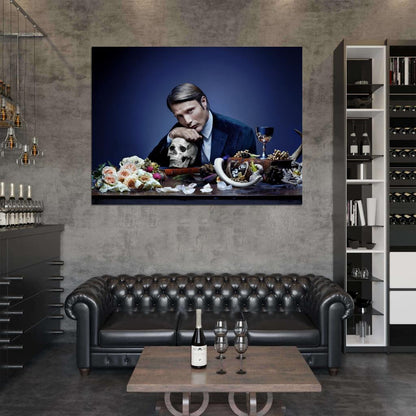 Hannibal Mads Mikkelsen Lecter Tv Series Wall Art Print Poster