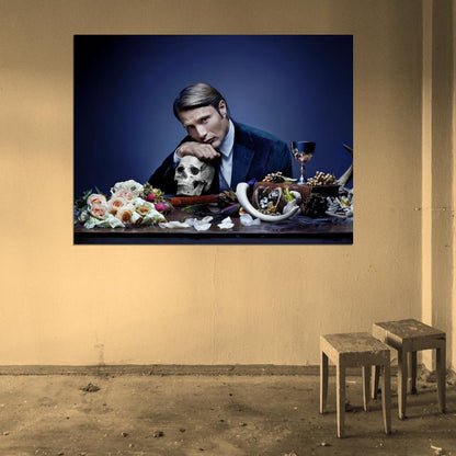 Hannibal Mads Mikkelsen Lecter Tv Series Wall Art Print Poster