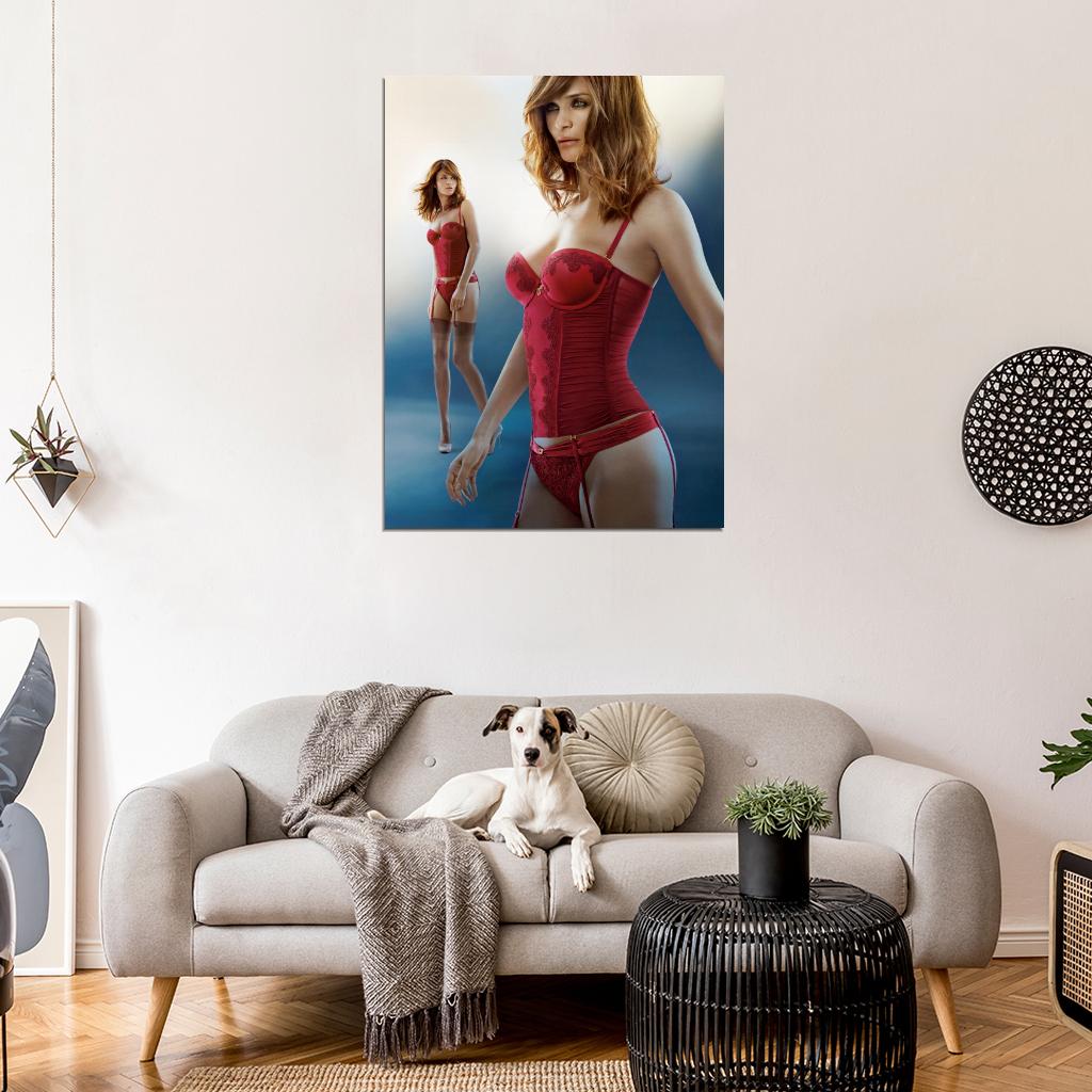 Helena Christensen Sexy Hot Model Wall Art Print Poster