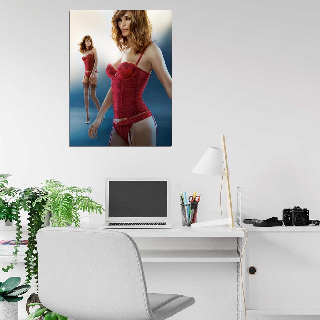 Helena Christensen Sexy Hot Model Wall Art Print Poster