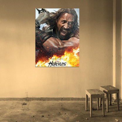 Hercules Dwayne Johnson Amazing Cool Movie Wall Art Print Poster