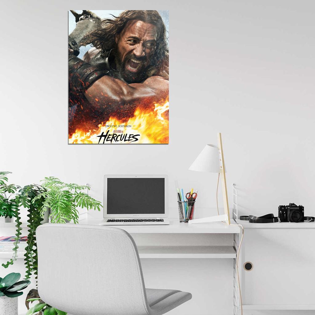 Hercules Dwayne Johnson Amazing Cool Movie Wall Art Print Poster