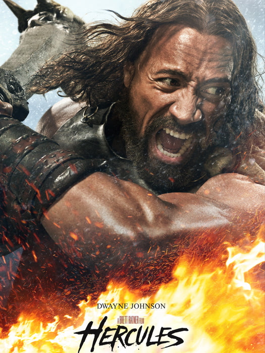 Hercules Dwayne Johnson Amazing Cool Movie Wall Art Print Poster
