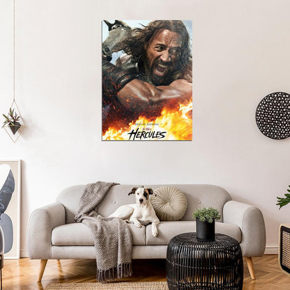 Hercules Dwayne Johnson Amazing Cool Movie Wall Art Print Poster
