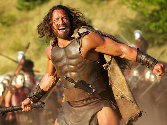 Hercules Dwayne Johnson Scream Amazing Movie Wall Art Print Poster