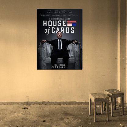 House Of Cards Tv Series Wall Art Print Poster