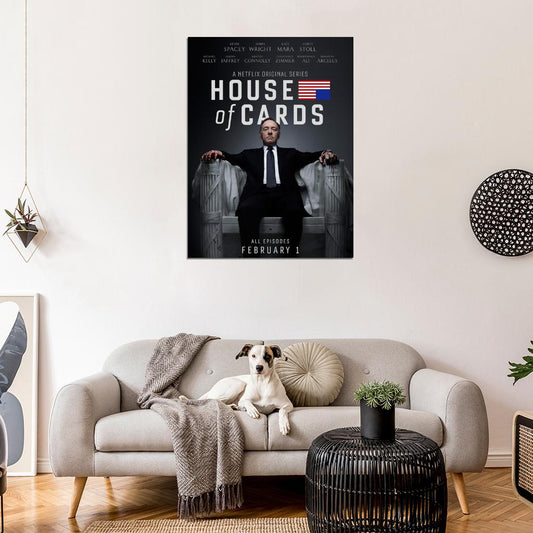 House Of Cards Tv Series Wall Art Print Poster