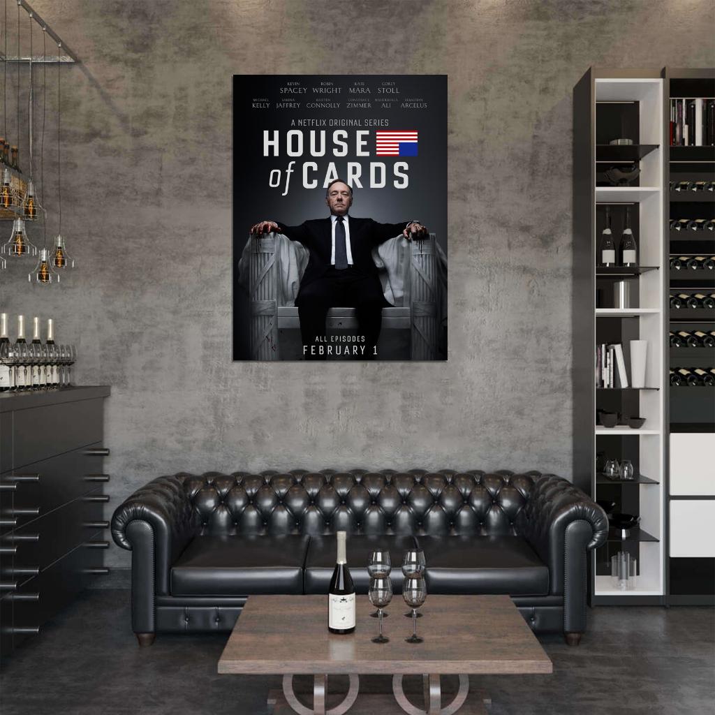 House Of Cards Tv Series Wall Art Print Poster