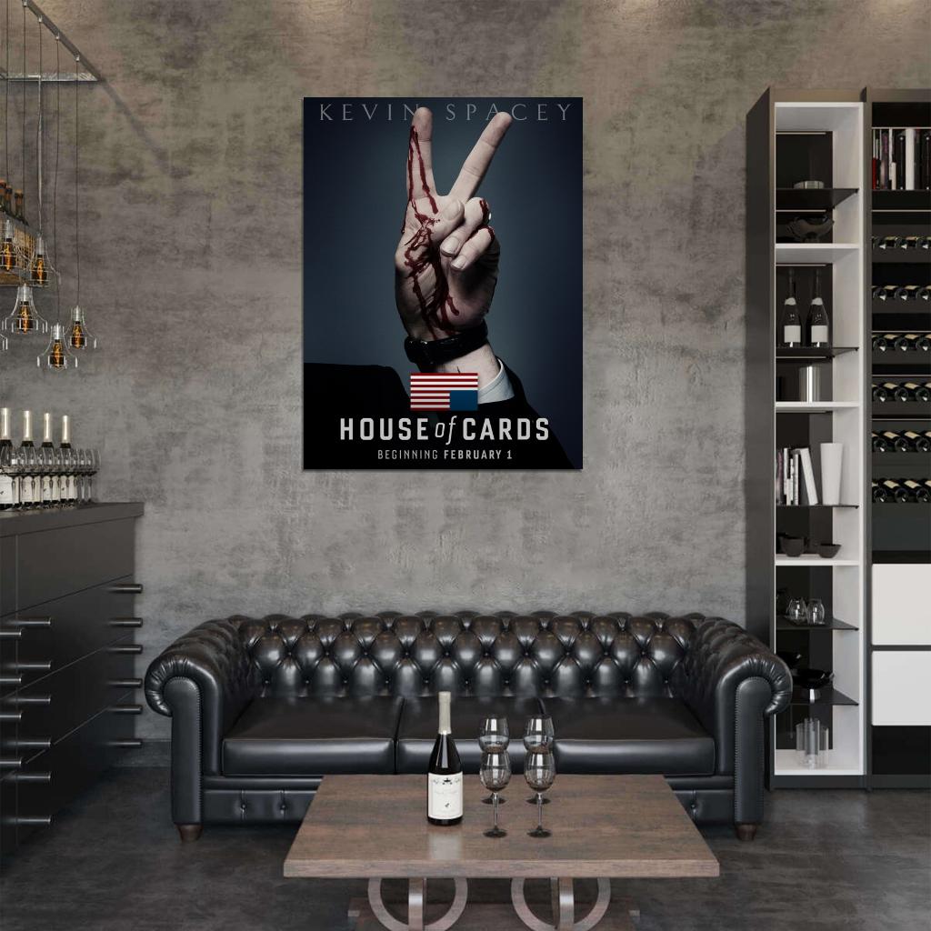House Of Cards Tv Series Wall Art Print Poster