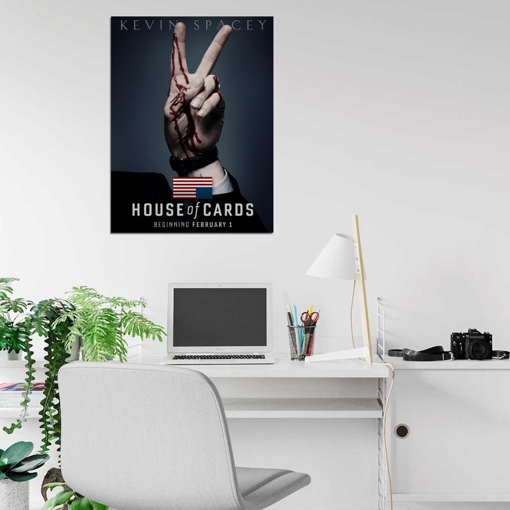 House Of Cards Tv Series Wall Art Print Poster