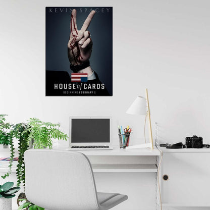 House Of Cards Tv Series Wall Art Print Poster
