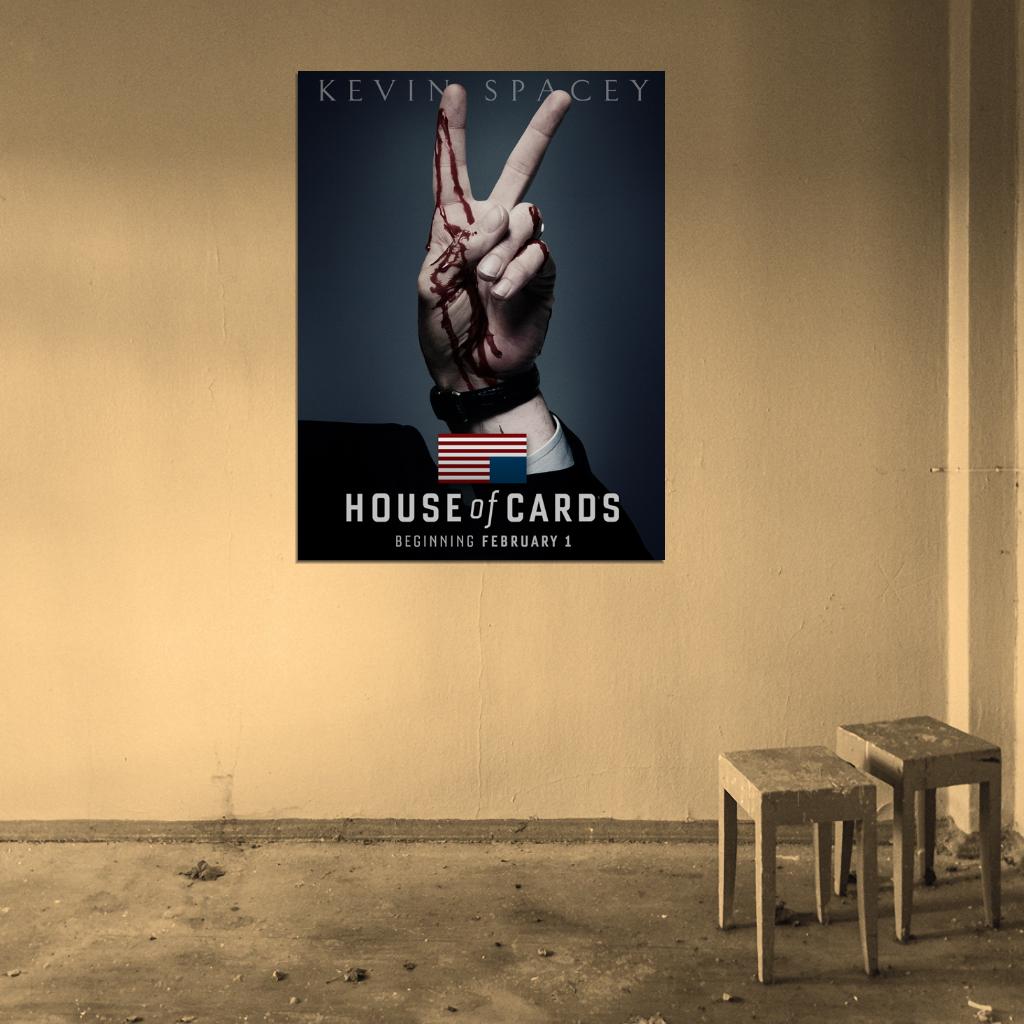 House Of Cards Tv Series Wall Art Print Poster