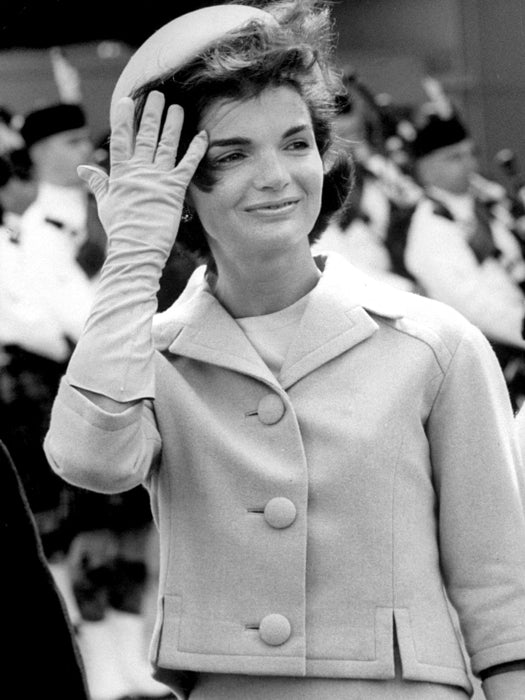 Jackie Kennedy Retro BW Wall Art Print Poster