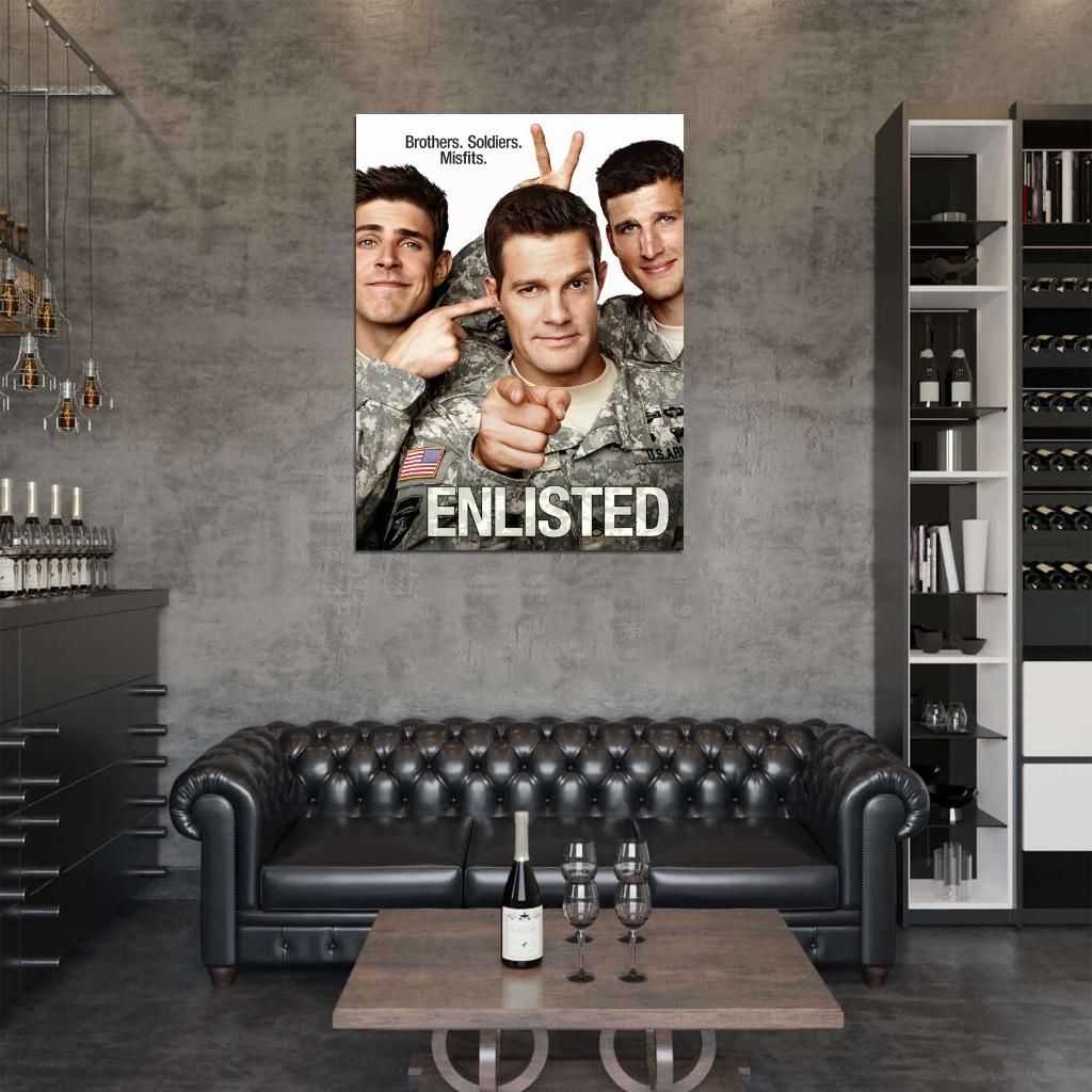 Enlisted Tv Series Wall Art Print Poster