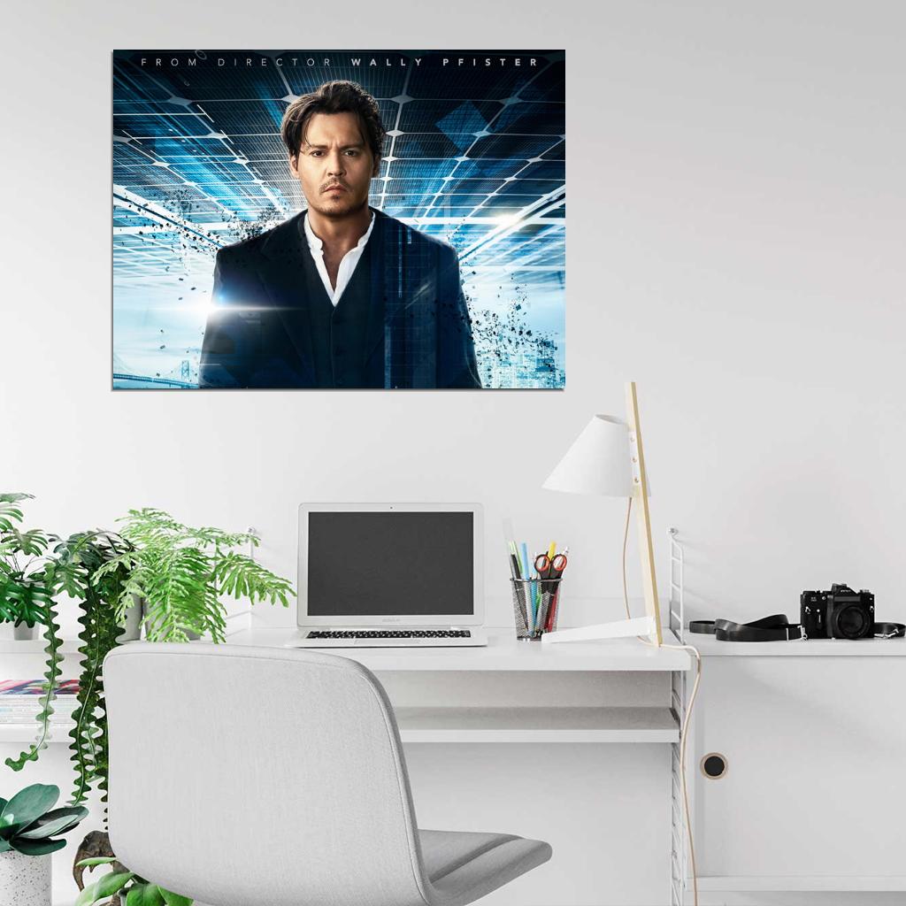 Transcendence Johnny Depp Movie Wall Art Print Poster