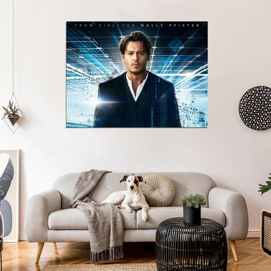 Transcendence Johnny Depp Movie Wall Art Print Poster