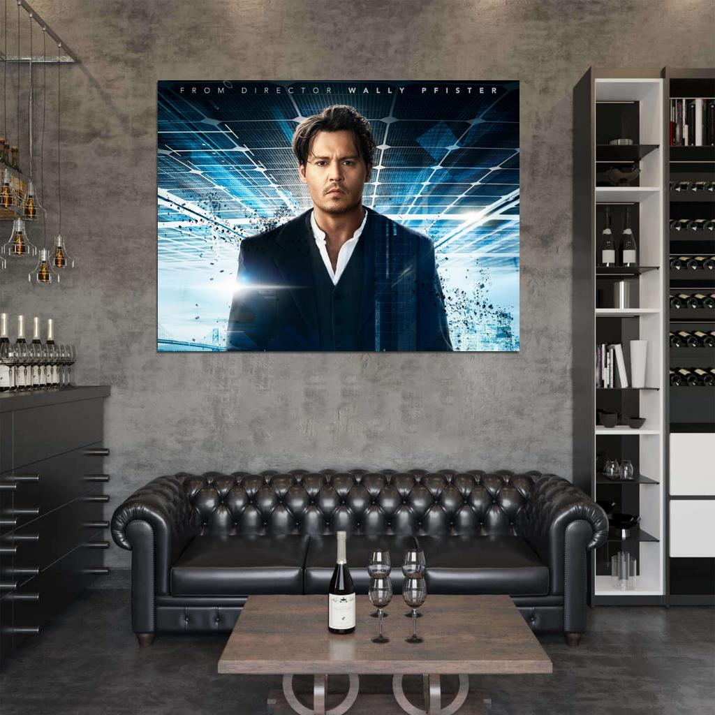 Transcendence Johnny Depp Movie Wall Art Print Poster