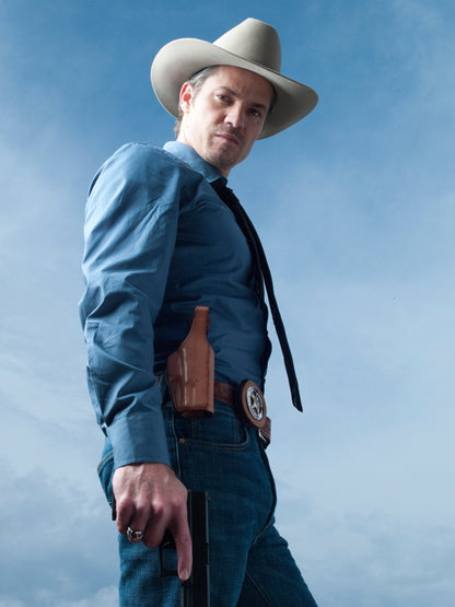 Justified Timothy Olyphant Raylan Givens Tv Series Wall Art Print Poster