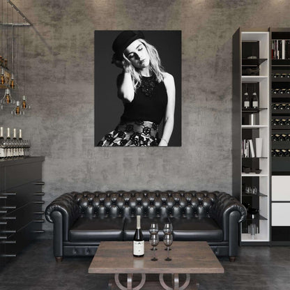 Mad Men Kiernan Shipka Sally Draper Actress Tv Series BW Wall Art Print Poster