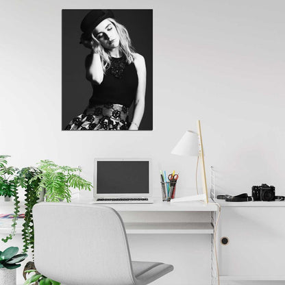 Mad Men Kiernan Shipka Sally Draper Actress Tv Series BW Wall Art Print Poster