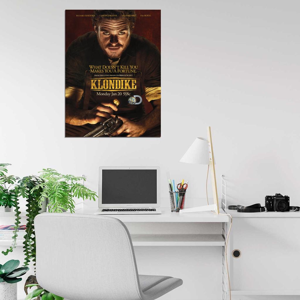Klondike Richard Madden Tv Series Wall Art Print Poster