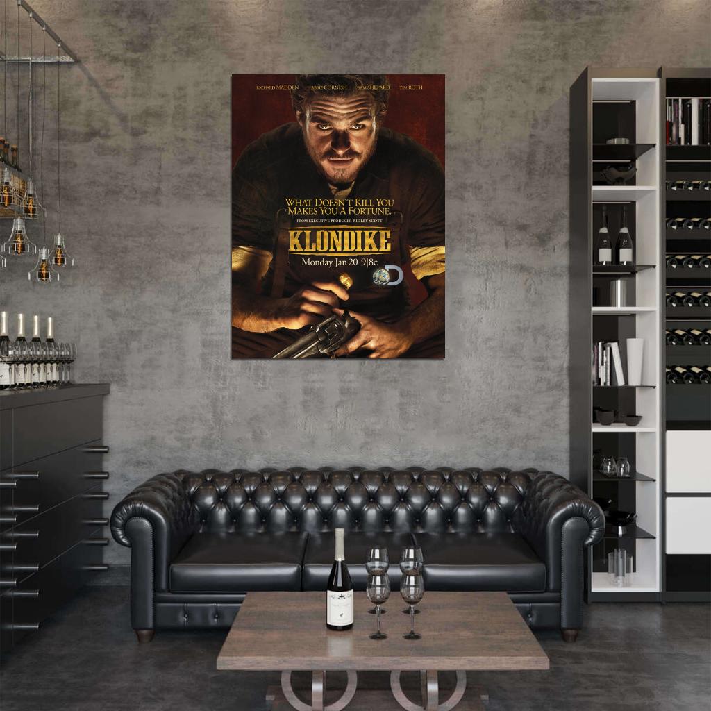 Klondike Richard Madden Tv Series Wall Art Print Poster