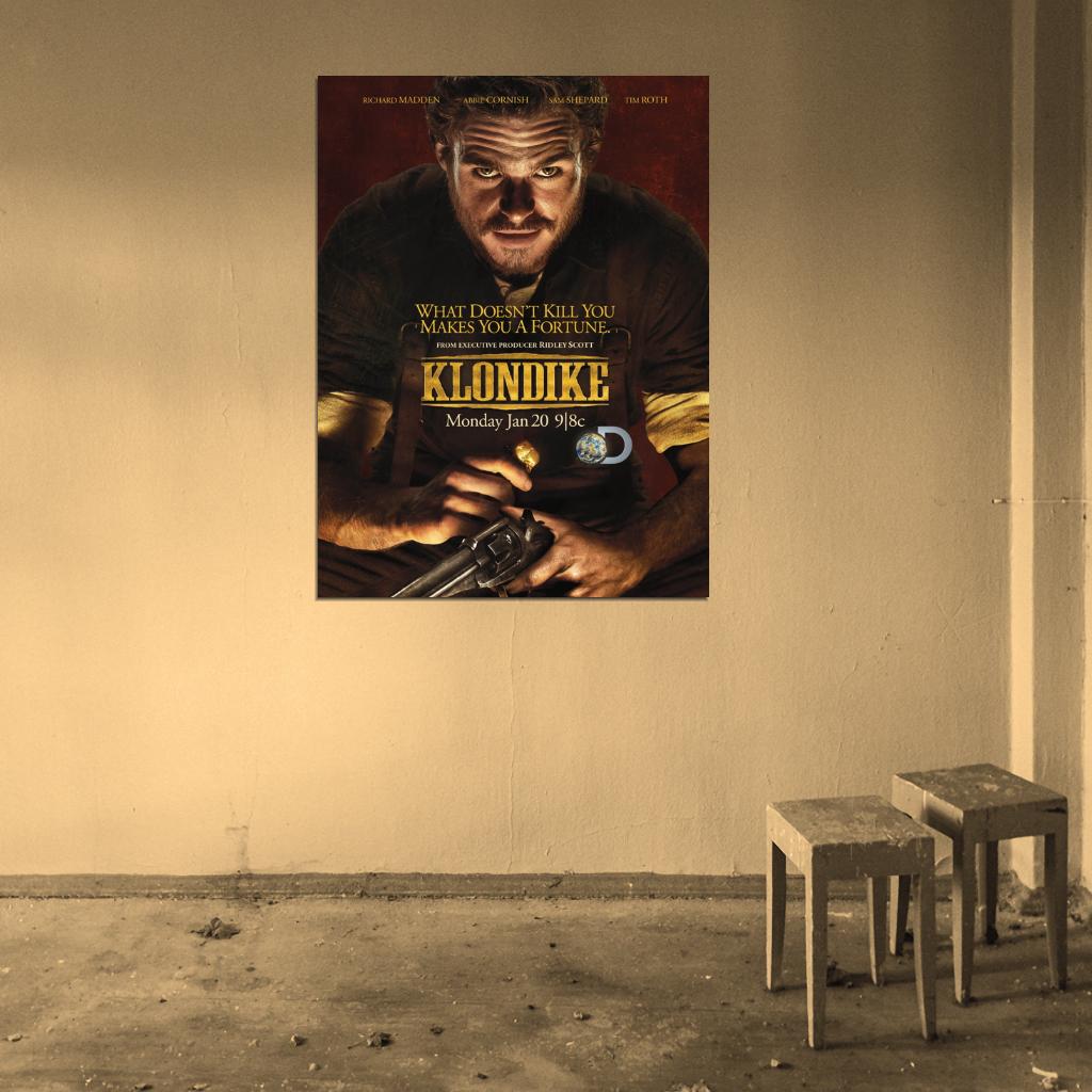 Klondike Richard Madden Tv Series Wall Art Print Poster