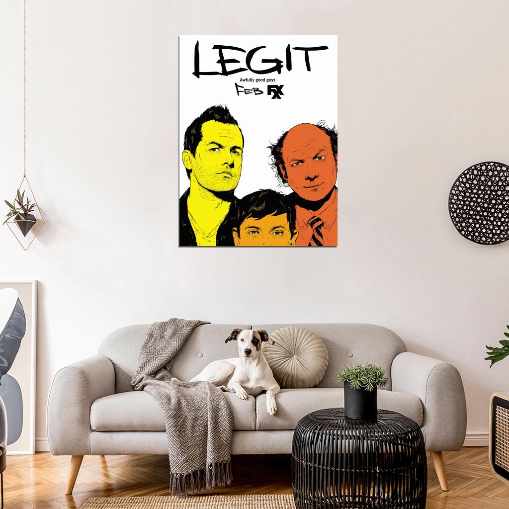 Legit Tv Series Painting Art Wall Art Print Poster