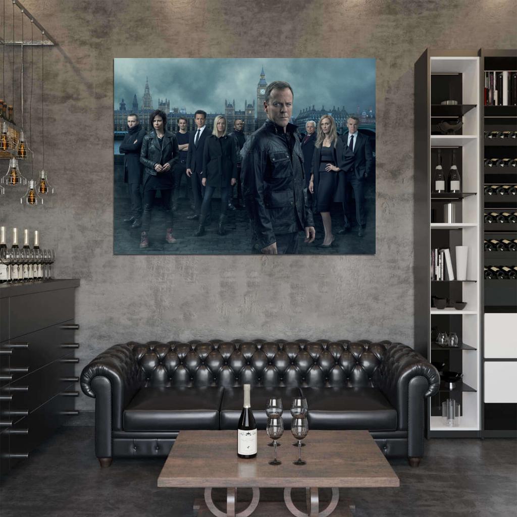 24 Live Another Day Characters Cast Tv Series Wall Art Print Poster