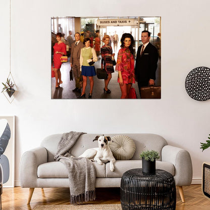 Mad Men Characters Cast Tv Series Wall Art Print Poster
