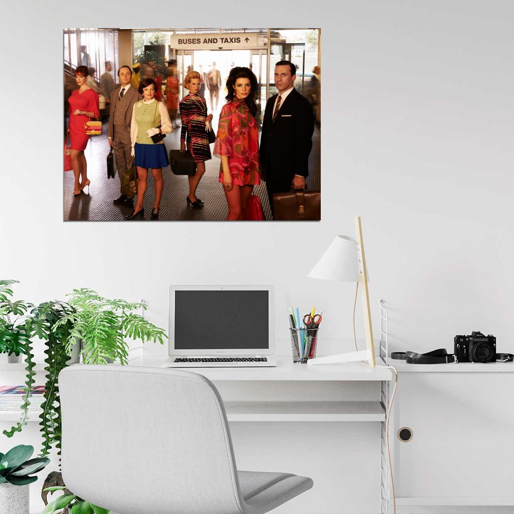 Mad Men Characters Cast Tv Series Wall Art Print Poster