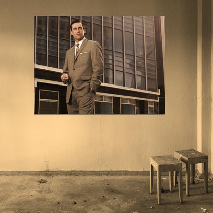 Mad Men Jon Hamm Don Draper Tv Series Wall Art Print Poster