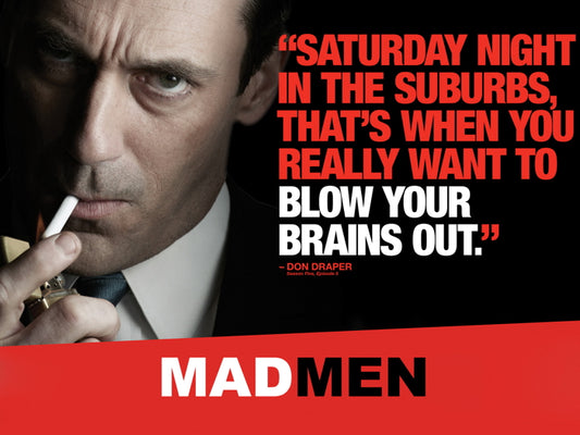Mad Men Don Draper Tv Series Wall Art Print Poster
