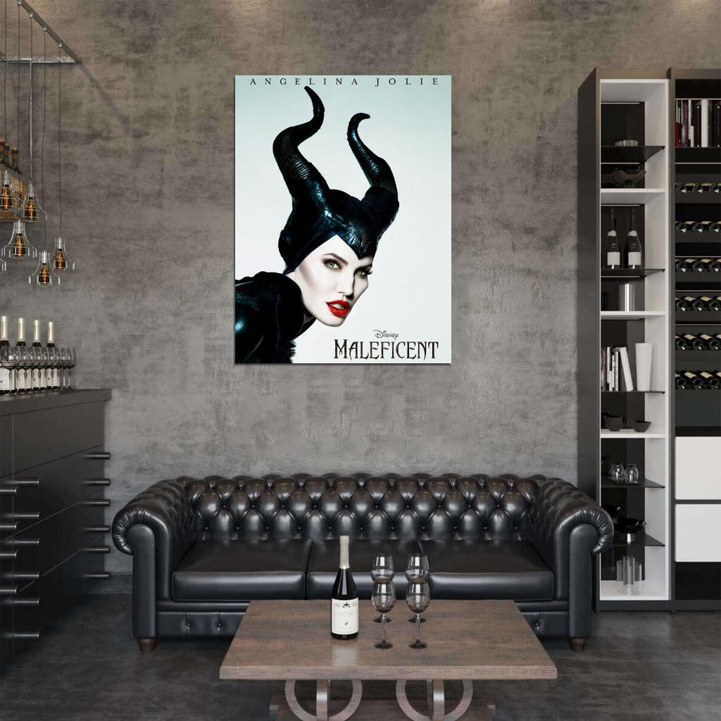 Maleficent Angelina Jolie Movie Wall Art Print Poster