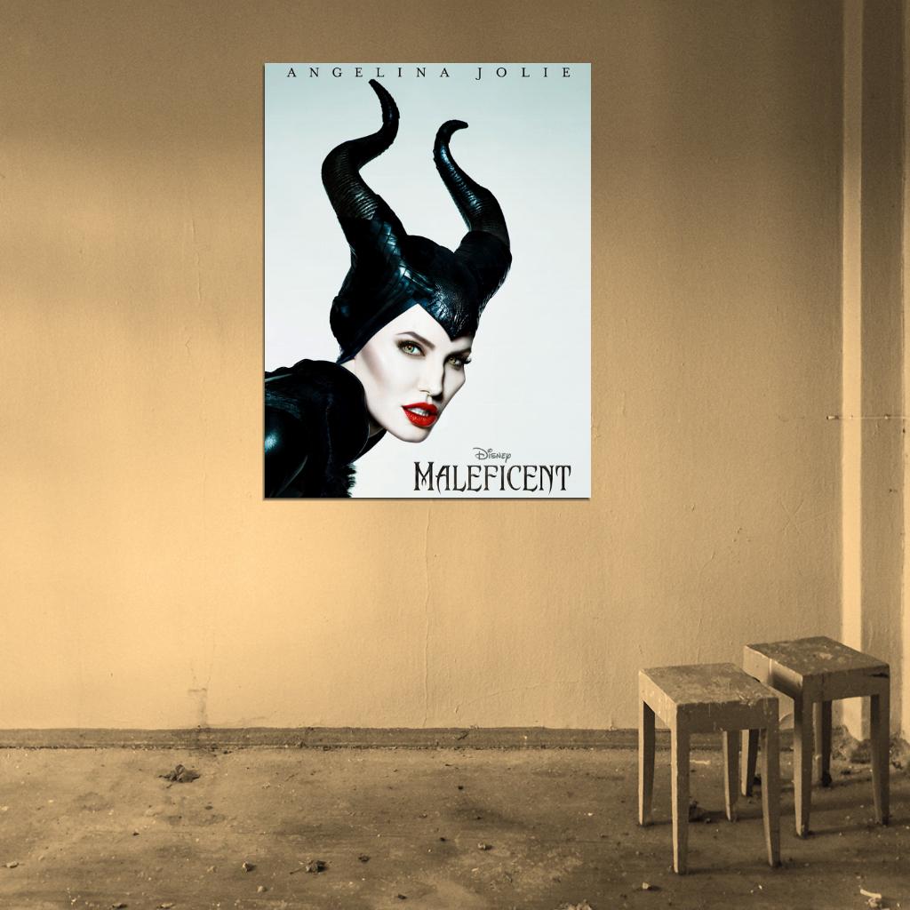 Maleficent Angelina Jolie Movie Wall Art Print Poster