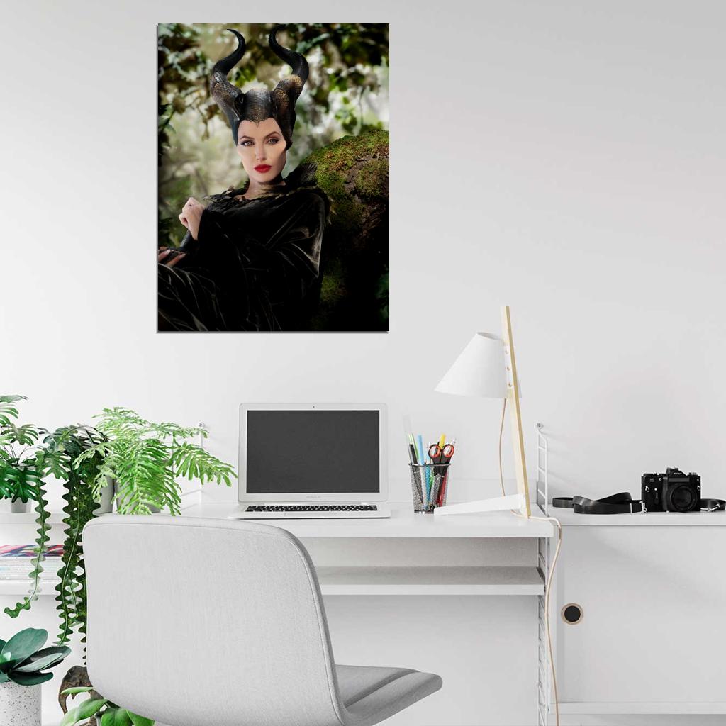 Maleficent Angelina Jolie Movie Wall Art Print Poster