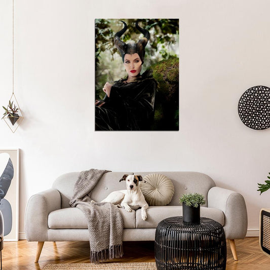 Maleficent Angelina Jolie Movie Wall Art Print Poster