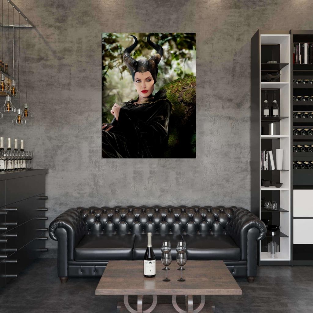 Maleficent Angelina Jolie Movie Wall Art Print Poster