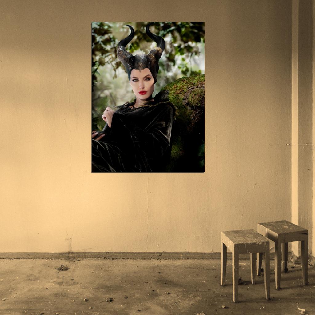 Maleficent Angelina Jolie Movie Wall Art Print Poster