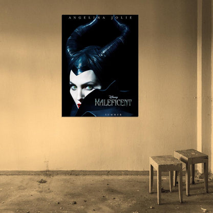 Maleficent Angelina Jolie Movie Wall Art Print Poster